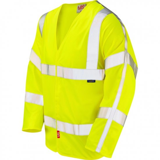 Leo Parkham Ecoviz Lfs Sleeved Waistcoat Hi-Vis Yellow - Tööriided - Suured tööriided