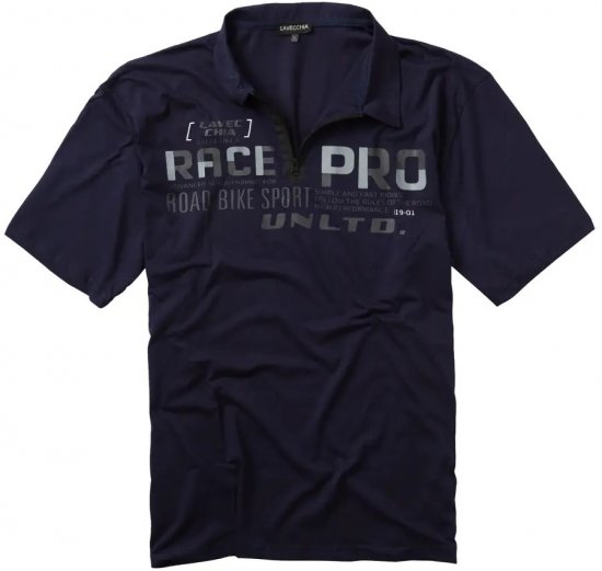 Lavecchia 2030 Polo Shirt Short Sleeve Navy - Polosärgid - Meeste suured polosärgid 2XL – 8XL