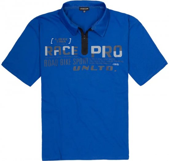 Lavecchia 2030 Polo Shirt Short Sleeve Royal Blue - Polosärgid - Meeste suured polosärgid 2XL – 8XL