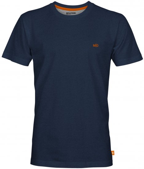 Motley Denim Stockholm T-shirt Dark Indigo - T-särgid - Suured T-särgid 2XL – 14XL