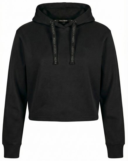 Nora Mikken KAMILLA Cropped Hoodie Black - NAISTERIIDED XS-XXL - 