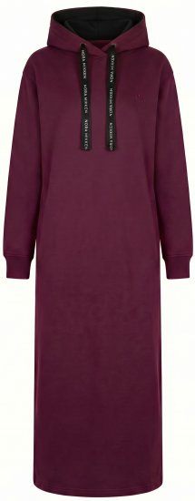 Nora Mikken MARTINA Maxi Hoodie Dress Mauve Wine - NAISTERIIDED XS-XXL - 