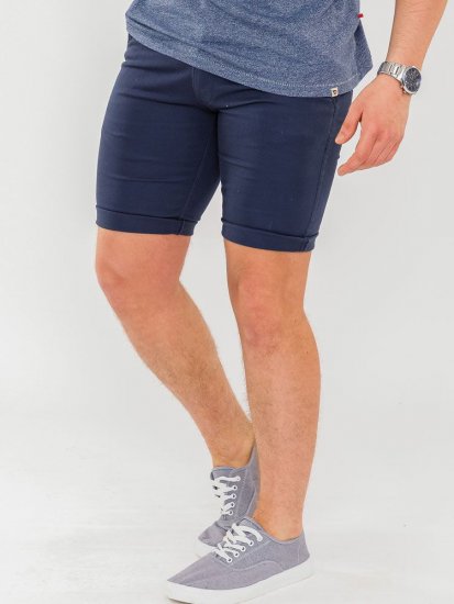 D555 Opala-1 Stretch Chino Shorts Navy - Lühikesed püksid - Lühikesed Püksid suured suurused: W40-W60