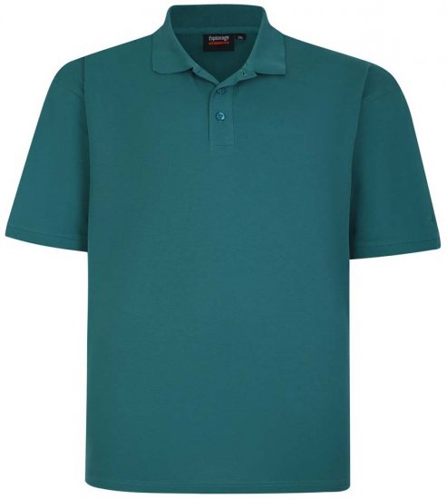 Espionage P074 polo roheline - Polosärgid - Meeste suured polosärgid 2XL – 8XL