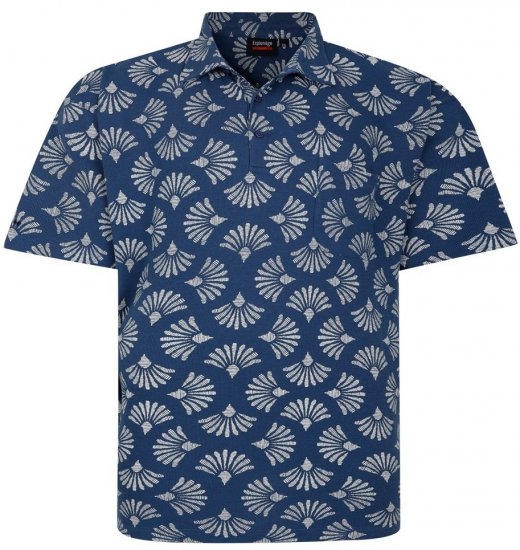 Espionage P219 karbimustriga polo - Polosärgid - Meeste suured polosärgid 2XL – 8XL