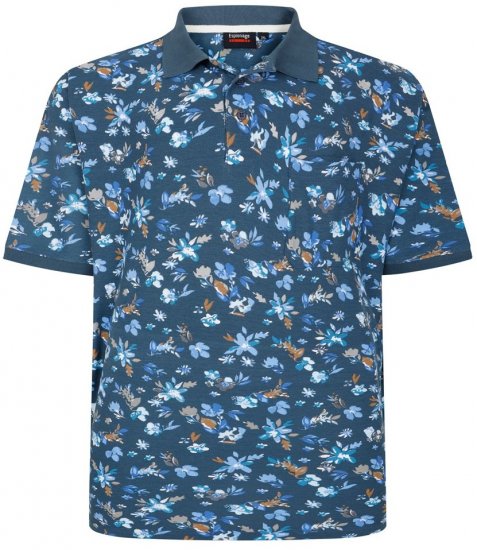 Espionage P221 lillemustriga polo - Polosärgid - Meeste suured polosärgid 2XL – 8XL