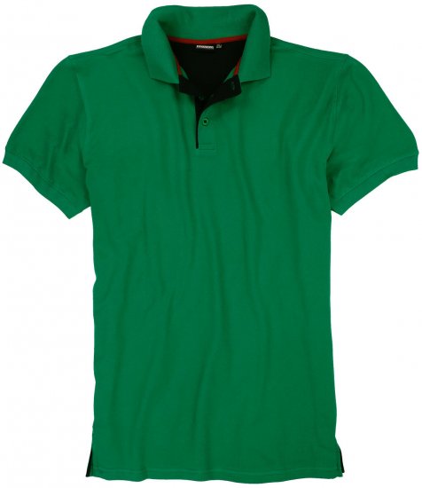 Adamo Pablo Comfort fit Polo shirt Green - Polosärgid - Meeste suured polosärgid 2XL – 8XL