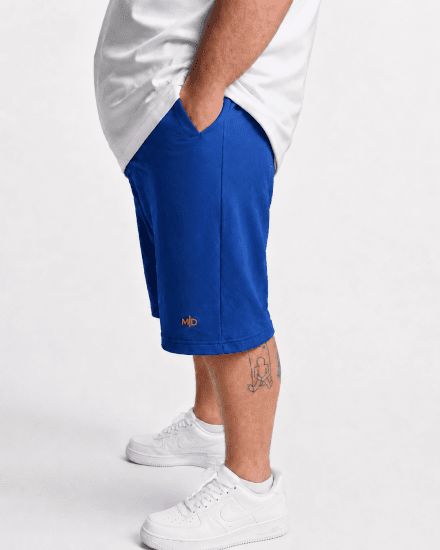 Motley Denim Paris Sweatshorts Royal Blue - Dressipüksid ja -šortsid - Spordipüksid ja Lühikesed Spordipüksid