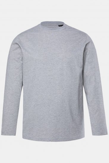 JP1880 Long Sleeve OEKO-TEX T-Shirt Grey - T-särgid - Suured T-särgid 2XL – 14XL