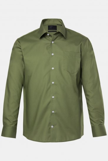 JP1880 Shirt Business Long Sleeve Green - Särgid - Meeste suured särgid 2XL – 8XL