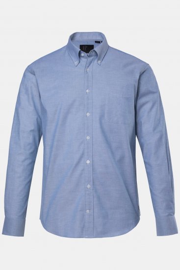 JP1880 Oxford Shirt Flexnamic Long Sleeve Ash Turquoise - Särgid - Meeste suured särgid 2XL – 8XL