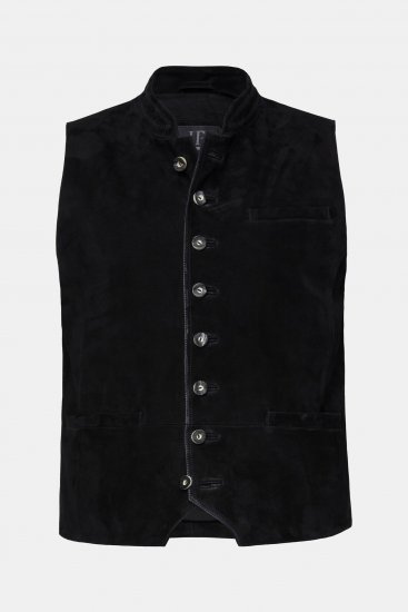 JP1880 Vest Goat Suede Traditional Black - Pidulikud rõivad - Pidulikud rõivad – Tähistamiseks Stiilselt ja Mugavalt