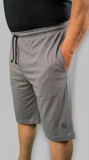 20 Nodi Scirocco Short Leg Sports Pants in Combed Cotton Jersey Grey - Dressipüksid ja -šortsid - Spordipüksid ja Lühikesed Spordipüksid