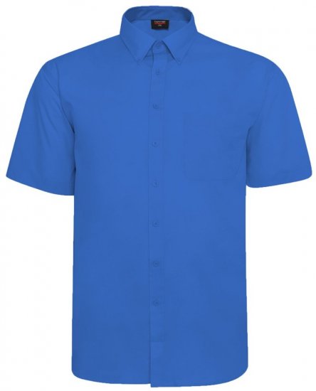 Espionage SH149 lühikeste varrukatega särk sinine - Särgid - Meeste suured särgid 2XL – 8XL