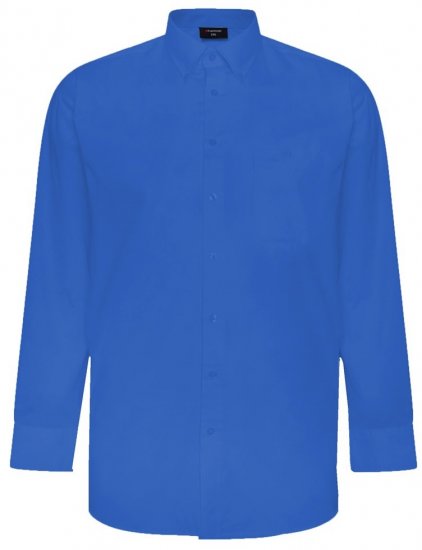 Espionage SH150 pikkade varrukatega särk sinine - Särgid - Meeste suured särgid 2XL – 8XL