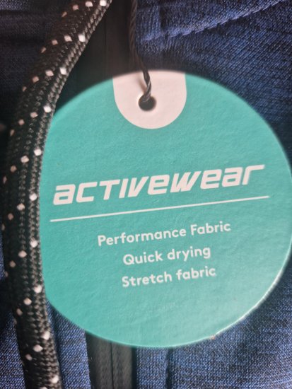 Kam Jeans AP008 Active Performance Hoodie Indigo - Sviitrid ja dressipluusid - Meeste suured kapuutsiga jakid suurustes 2XL – 14XL