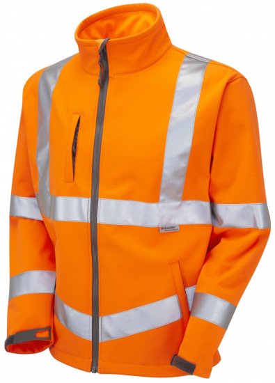 Leo Buckland Softshell Jacket Orange - Tööriided - Suured tööriided
