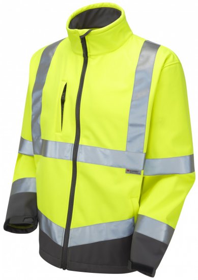 Leo Buckland Softshell Jacket Yellow - Tööriided - Suured tööriided