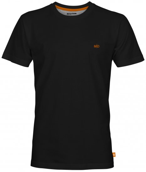Motley Denim Stockholm T-shirt Black - T-särgid - Suured T-särgid 2XL – 14XL