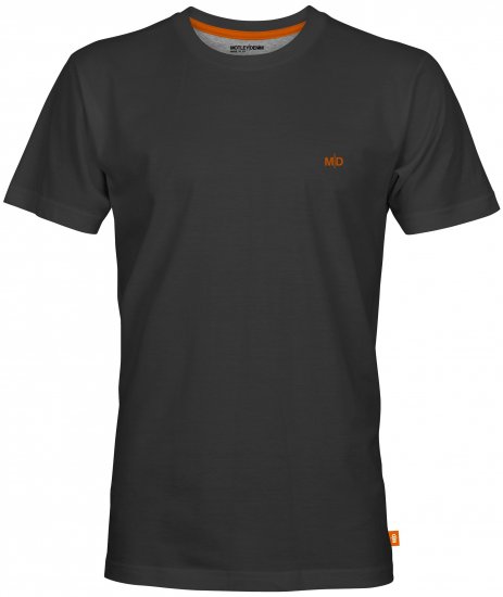 Motley Denim Stockholm T-shirt Charcoal - T-särgid - Suured T-särgid 2XL – 14XL