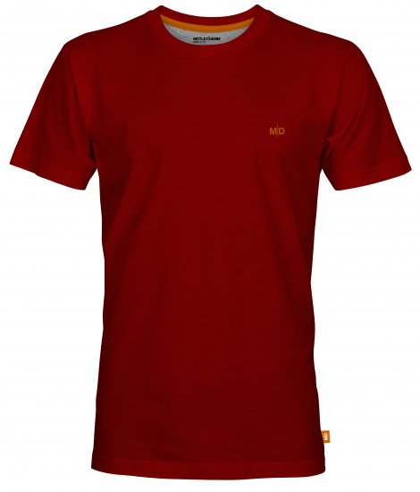 Motley Denim Stockholm T-shirt Red - T-särgid - Suured T-särgid 2XL – 14XL