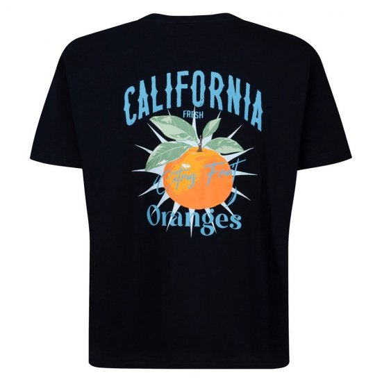 Espionage T449 California Oranges Trükitud T-särk tumesinine - T-särgid - Suured T-särgid 2XL – 14XL