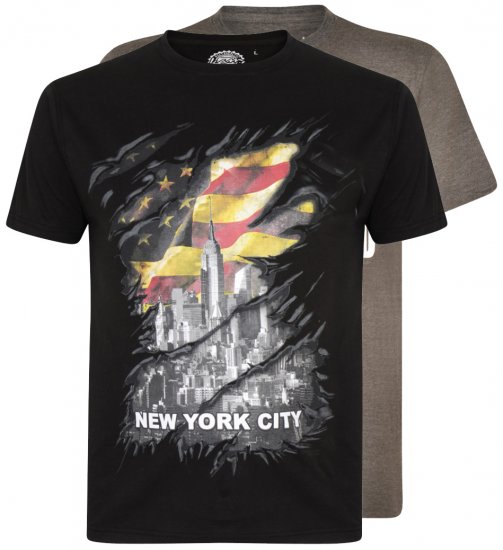 Kam Jeans 5312 T-shirt 2-pack - T-särgid - Suured T-särgid 2XL – 14XL