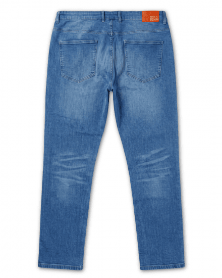 Motley Denim Soho 5-Pocket Jeans Blue Wash - Teksad ja püksid - Meeste suured teksad W40 – W70
