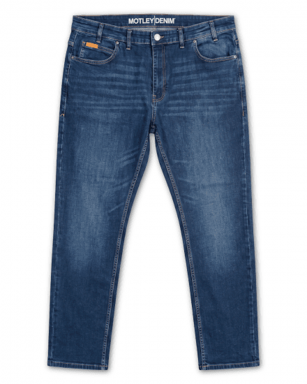 Motley Denim Soho 5-Pocket Jeans Mid Wash - Teksad ja püksid - Meeste suured teksad W40 – W70