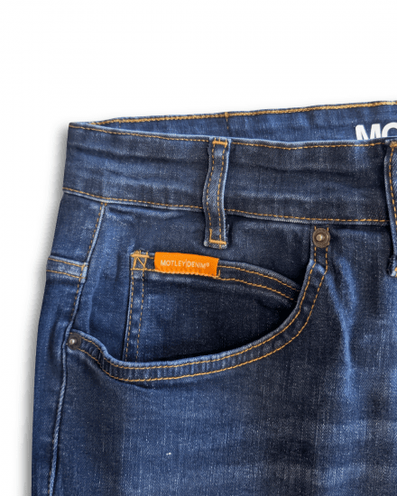 Motley Denim Soho 5-Pocket Jeans Mid Wash - Teksad ja püksid - Meeste suured teksad W40 – W70
