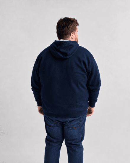 Motley Denim Copenhagen Hoodie Navy - Sviitrid ja dressipluusid - Meeste suured kapuutsiga jakid suurustes 2XL – 14XL