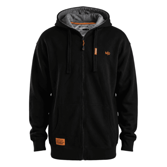 Motley Denim Copenhagen Hoodie Black - Sviitrid ja dressipluusid - Meeste suured kapuutsiga jakid suurustes 2XL – 14XL