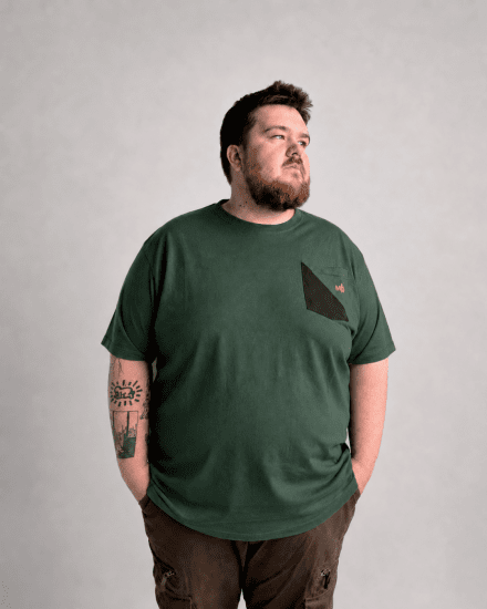 Motley Denim Milan T-särk Racing-roheline - T-särgid - Suured T-särgid 2XL – 14XL