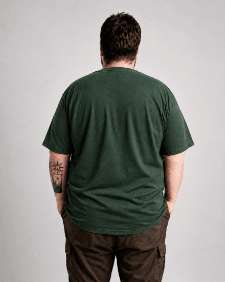 Motley Denim Milan T-särk Racing-roheline - T-särgid - Suured T-särgid 2XL – 14XL