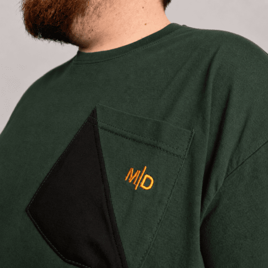 Motley Denim Milan T-särk Racing-roheline - T-särgid - Suured T-särgid 2XL – 14XL
