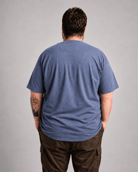 Motley Denim Milan T-särk Hele indigo - T-särgid - Suured T-särgid 2XL – 14XL