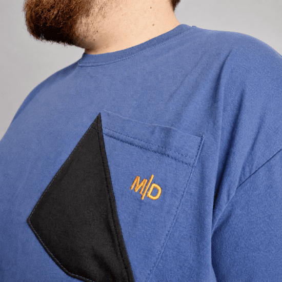 Motley Denim Milan T-särk Hele indigo - T-särgid - Suured T-särgid 2XL – 14XL