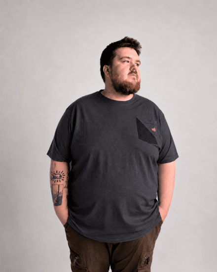 Motley Denim Milan T-särk Tumehall - T-särgid - Suured T-särgid 2XL – 14XL