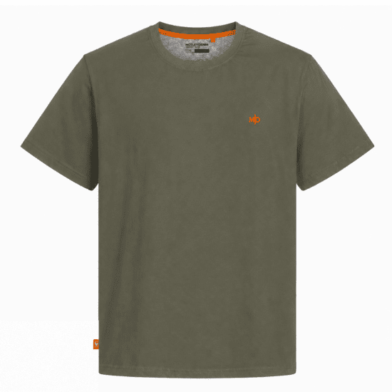 Motley Denim Stockholm T-shirt Dark Khaki - T-särgid - Suured T-särgid 2XL – 14XL