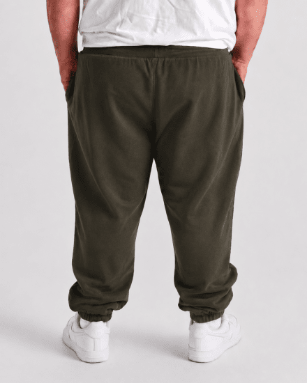 Motley Denim Berlin Sweatpants Dark Khaki - Dressipüksid ja -šortsid - Spordipüksid ja Lühikesed Spordipüksid