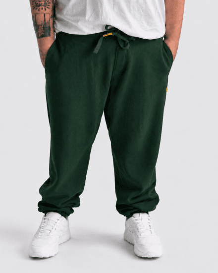 Motley Denim Berlin Sweatpants Racing Green - Dressipüksid ja -šortsid - Spordipüksid ja Lühikesed Spordipüksid