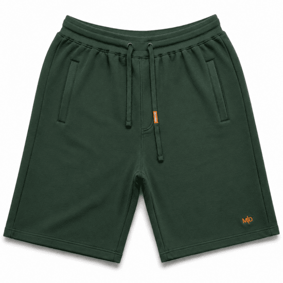Motley Denim Paris Sweatshorts Racing Green - Dressipüksid ja -šortsid - Spordipüksid ja Lühikesed Spordipüksid