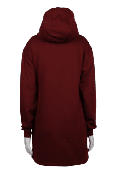 Nora Mikken KRISTINA Long Hoodie Burgundy - Sviitrid ja dressipluusid - 