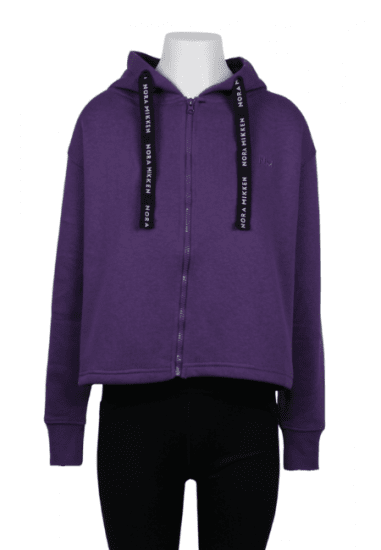 Nora Mikken GERTRUD Cropped Hoodie Purple - NAISTERIIDED XS-XXL - 