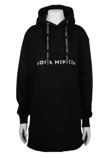 Nora Mikken KADRI Long Hoodie Black - Sviitrid ja dressipluusid - 
