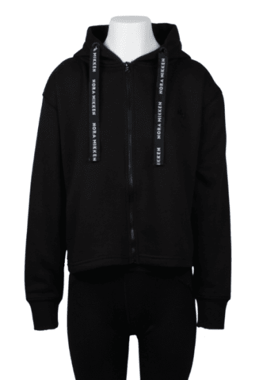 Nora Mikken GERTRUD Cropped Hoodie Black - Sviitrid ja dressipluusid - 
