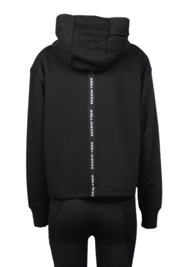Nora Mikken GERTRUD Cropped Hoodie Black - Sviitrid ja dressipluusid - 