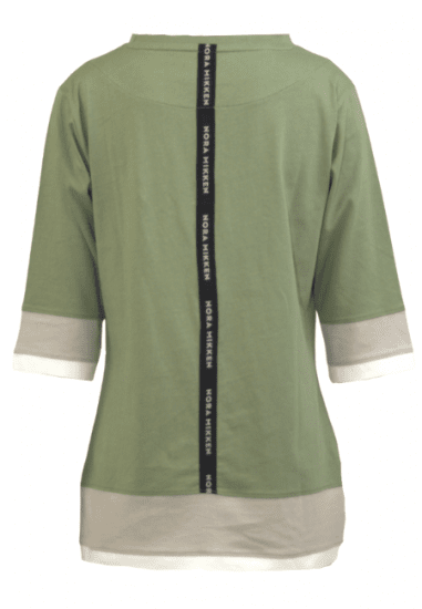 Nora Mikken ANNELI T-Shirt Green - T-särgid - 