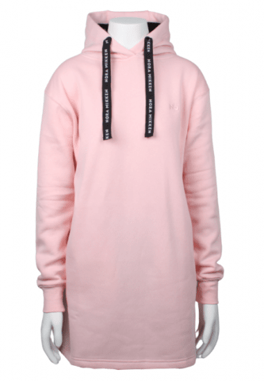 Nora Mikken KRISTINA Long Hoodie Pink - Sviitrid ja dressipluusid - 