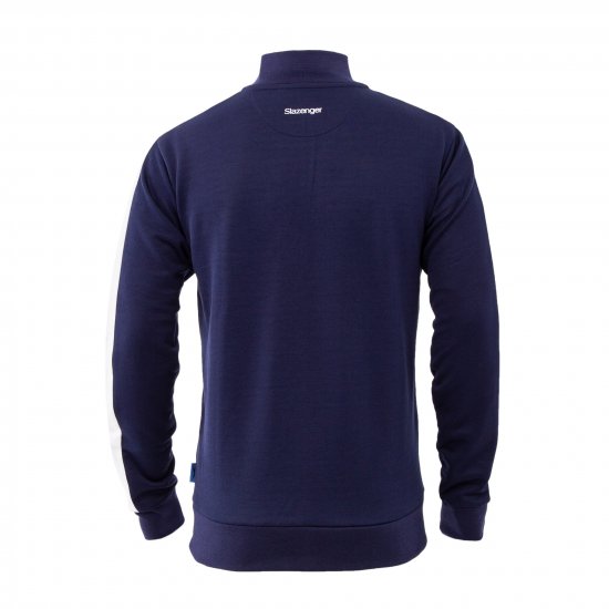 Slazenger Vince Track Jacket Navy - Sviitrid ja dressipluusid - Meeste suured kapuutsiga jakid suurustes 2XL – 14XL